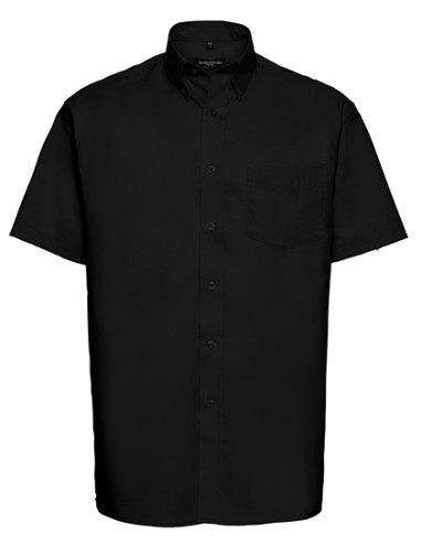 RUS-0R933M0-Men's Short Sleeve Classic Oxford Shirt